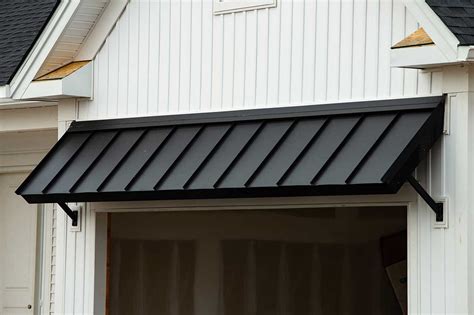 how to install metal awnings